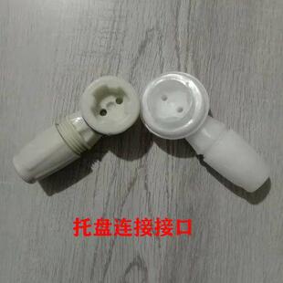 加厚旋转拖把盘配件转向连接轴墩布托盘接口不锈钢拖把盘底带螺母