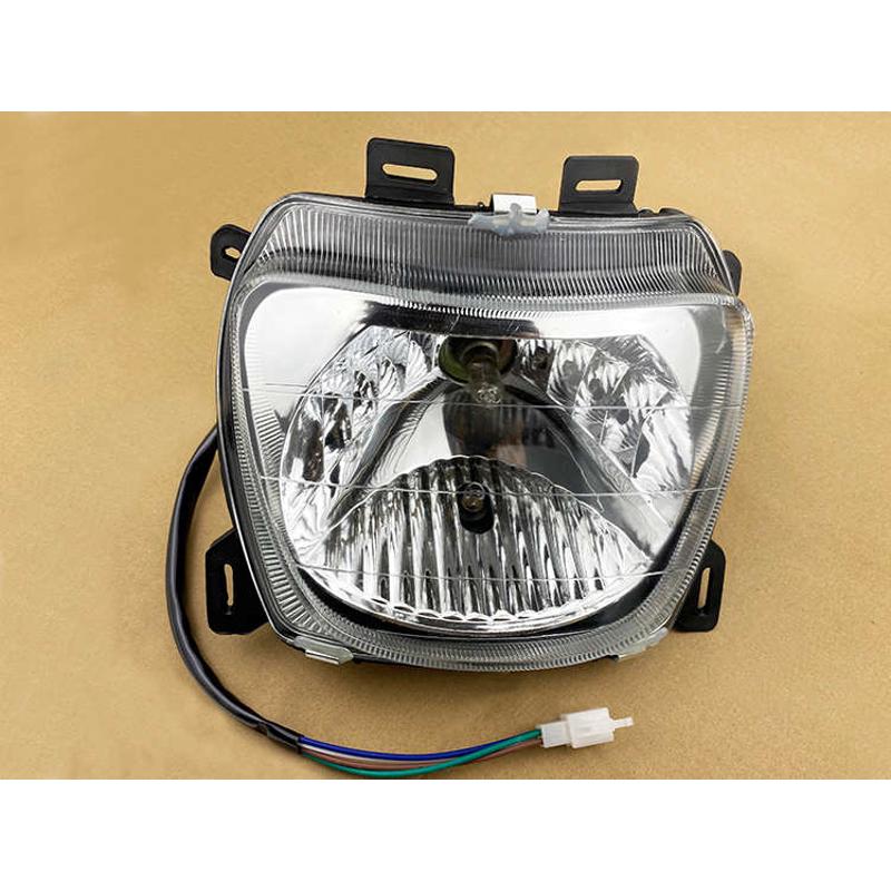 包邮摩托车电动车大公主中沙 大公主玻璃前照灯大灯总成带灯泡