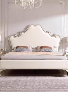 美式床木.8大米实床VUD现代简约轻奢双人软包大床1卧室高端气公主