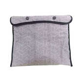 现货儿童包边雨衣男女童中小学生徒步上学防水雨披几何图案