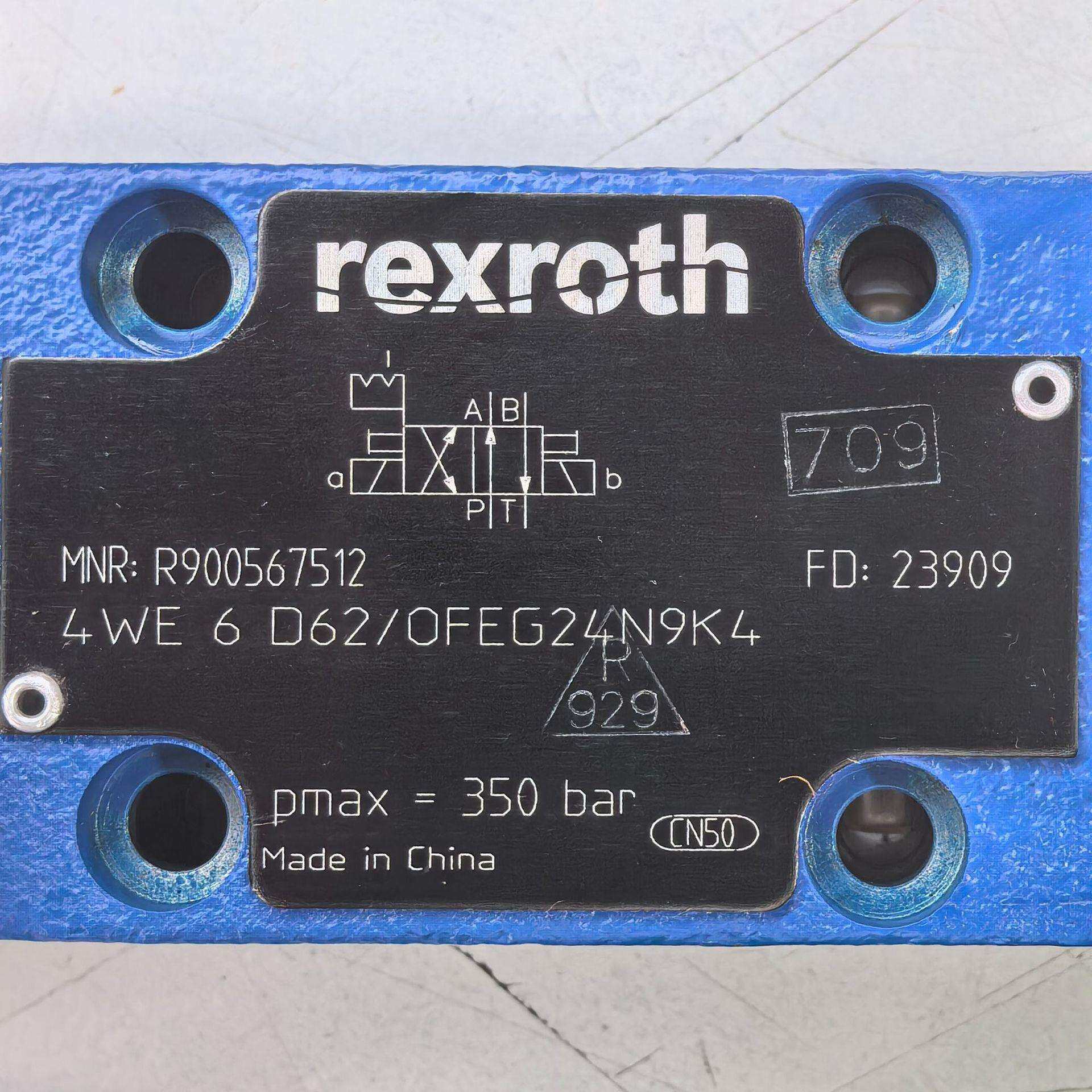 R900567512 4WE6D62/OFEG24N9K4 # Rexroth//力士乐
