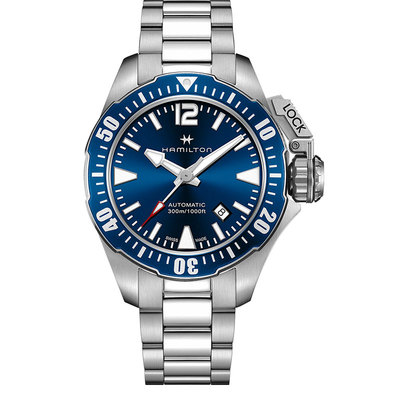 一口价「98新」汉米尔顿卡其海军系列H77705145男士自动机械手表