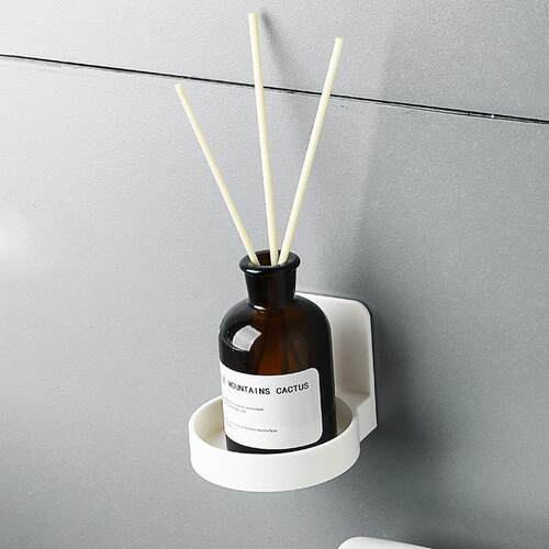 No-drill wall-mounted storage rack, multifunctional for home