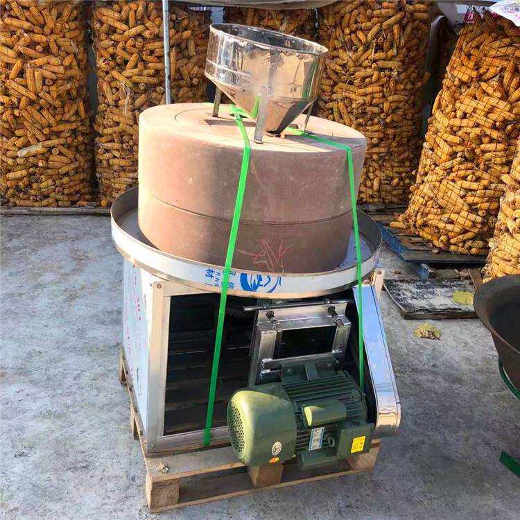 流动摆摊芝麻花生酱石磨 景区观赏型石磨 鲜玉米浆煎饼糊研磨机