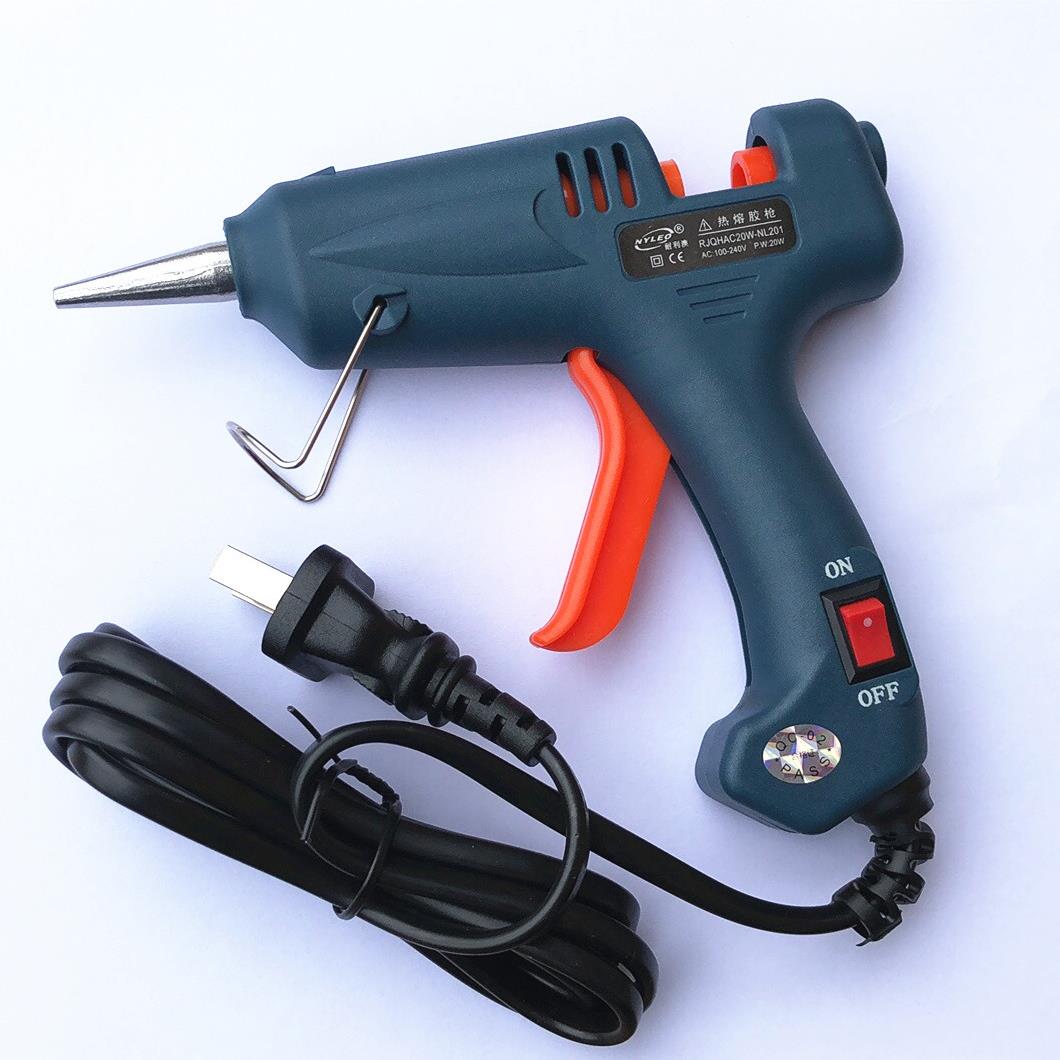 【长嘴热熔胶枪25W】耐利澳NL201 DIY手作工具 小溶胶枪