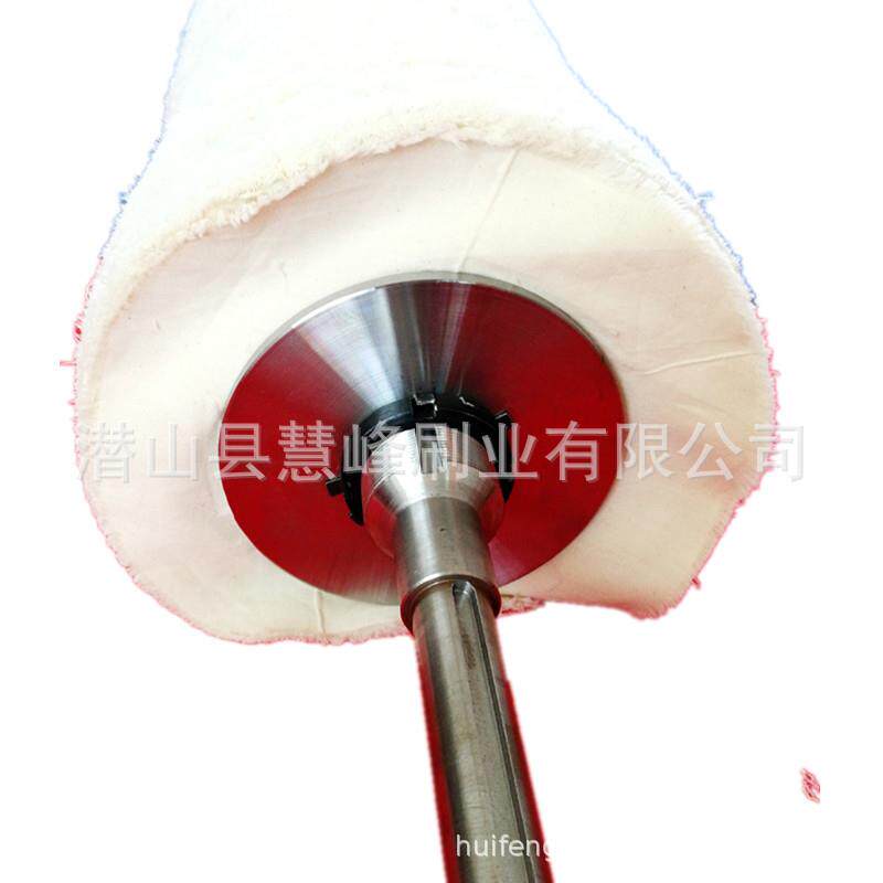 纺织皮革钢琴架子抛光抛光棉布布轮 防羽府绸布抛光毛刷辊