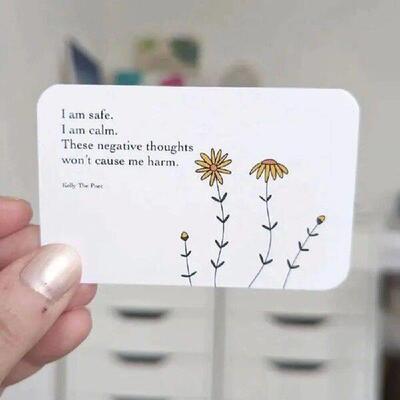 Paper Anxiety Relief Pocket Poems Anxiety-Relieving with
