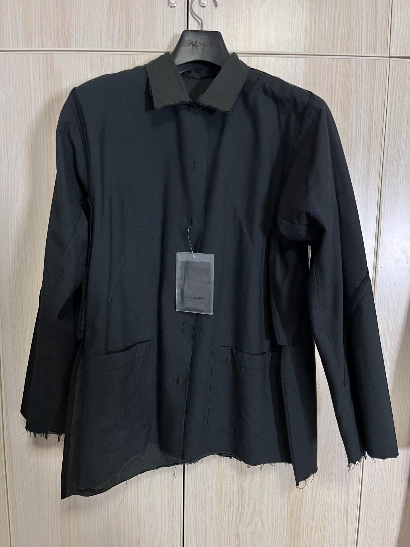 Yohji Yamamoto 15AW Knife Cut Jacket — label