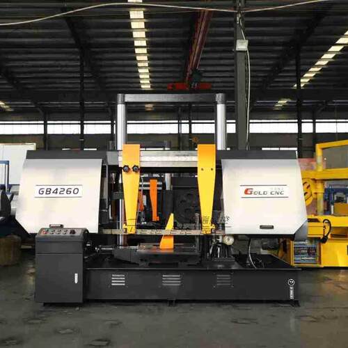 GB4260双立柱带锯床600MM半自动液压金属带锯床厂家直销