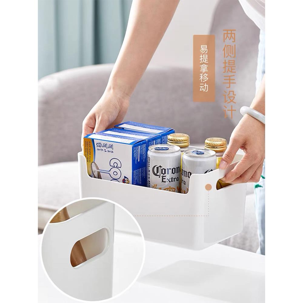 厨房桌面收纳盒子橱柜杂物整理盒浴室洗面奶化妆品面膜收纳筐储物