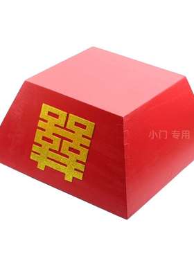 银杏木 老式 米升 米斗 升子 摆件 实木榫卯结构 结婚 开业