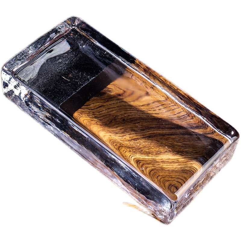 M2O8批发十字绣压布砖水晶砖透明5斤重尺寸20cmx10cm