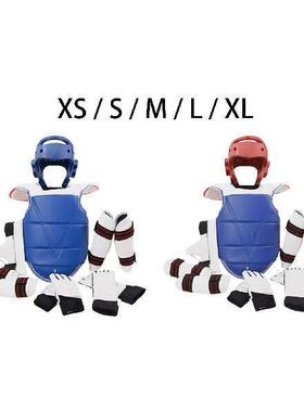 7Pcs Karate Sparring Gear Thickened Professional Groin