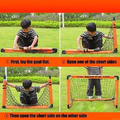 N0HA Kids Soccer Goal Small Foldable Goals Portable Soccer