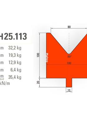 德国通快折弯机模具10年老厂专注TRUMP折弯上下模P120-v80-84