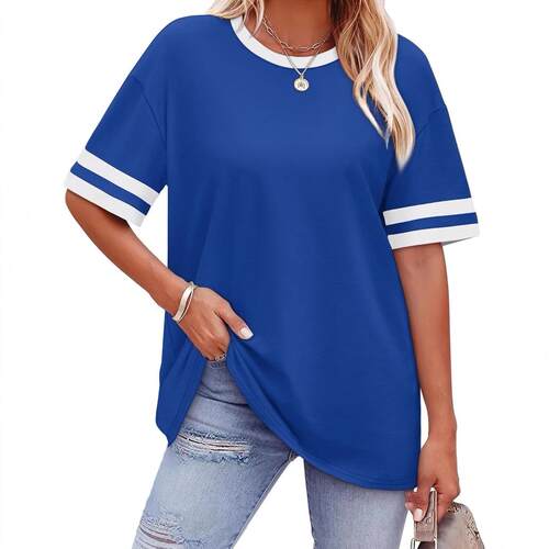 4 Pack Women'S Short Sleeve T Shirts Workout Color Block