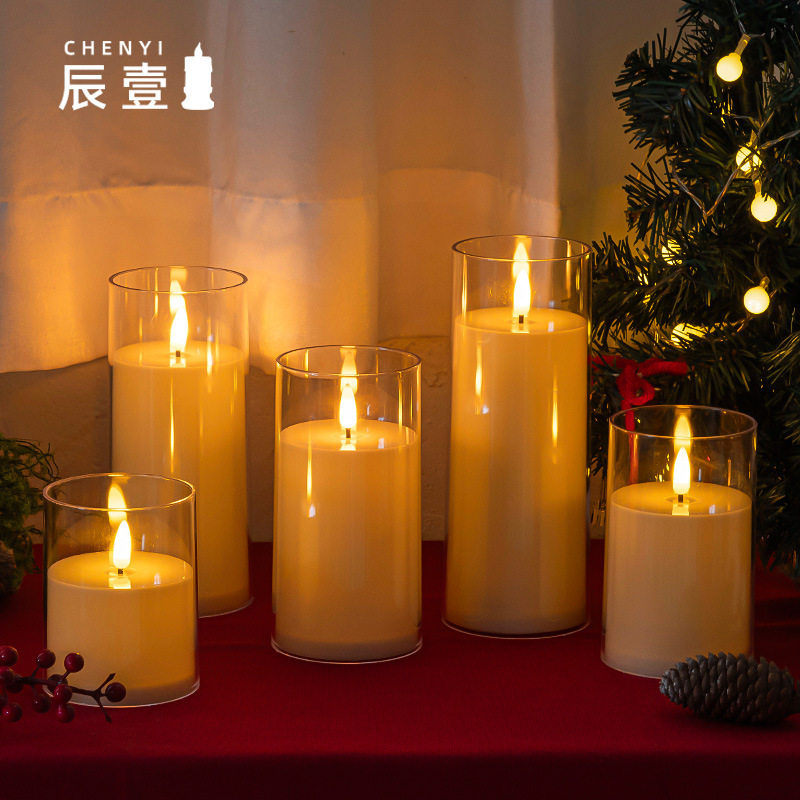 亚马逊led亚克力电子蜡烛蜡片