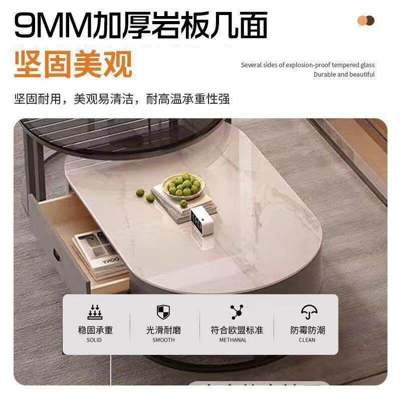 1705bky202茶可折叠伸缩几式客厅家5用小户型代轻现奢茶