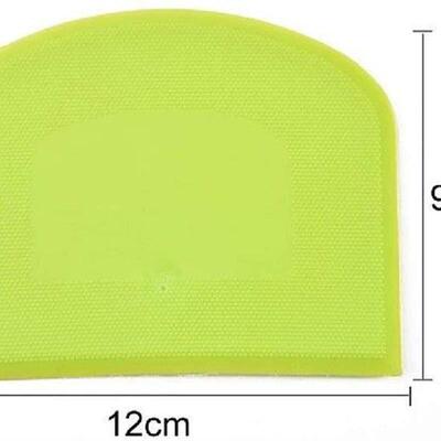 2 Pack Dough Scraper Food-safe Plastic Dough Cutter