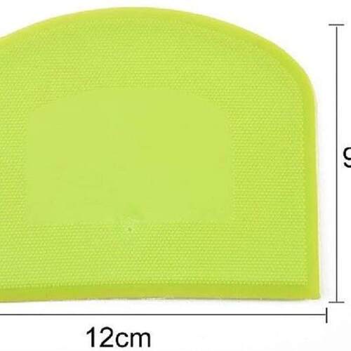 2 Pack Dough Scraper Food-safe Plastic Dough Cutter