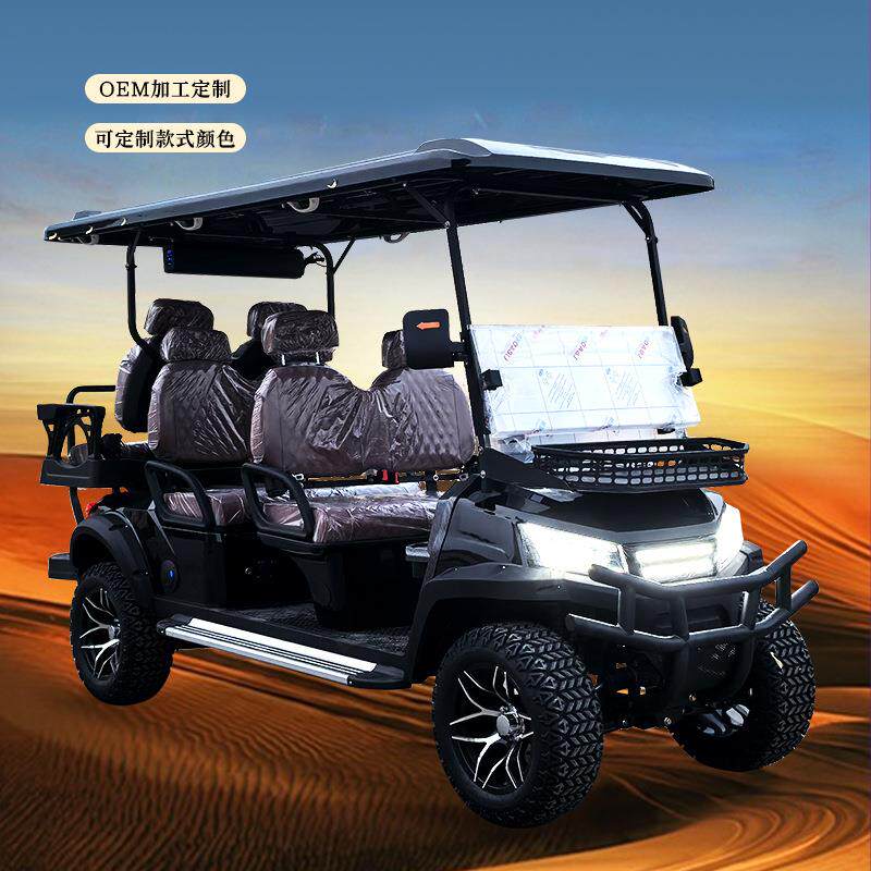 高尔夫球车外贸出口4座6座景区旅游度假电动观光摆渡车golfcart