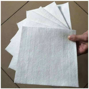 公路养护绿化土工布防尘透水土工布白色聚酯纤维长丝土工布