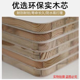 电脑桌书桌书架一体家用实木写字桌子书桌学生专用学习桌椅套装