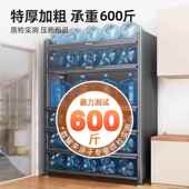 厨房架置物落地收纳柜子微靠墙波炉家YY 03用橱柜物带门多层多