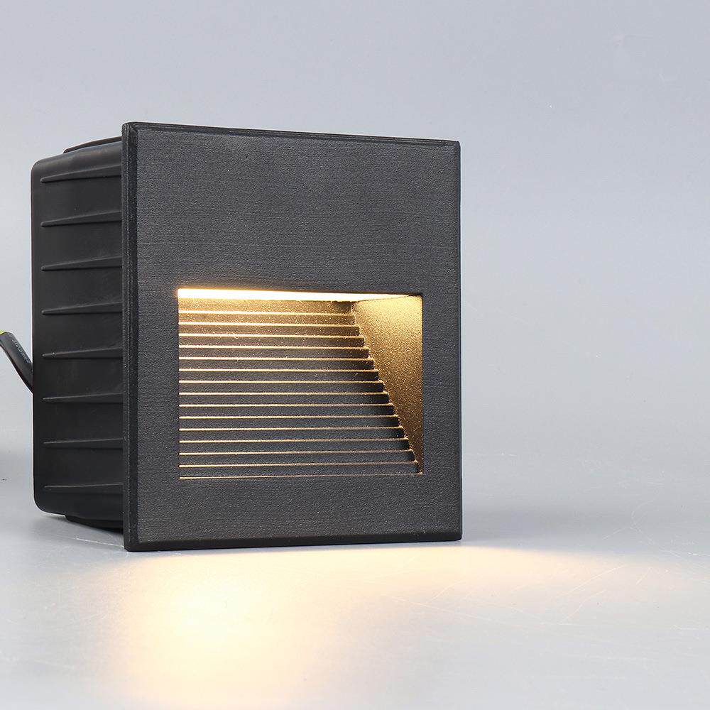 广束户外防水墙角灯别墅广场楼梯台阶灯公园走廊方形嵌入式地脚灯