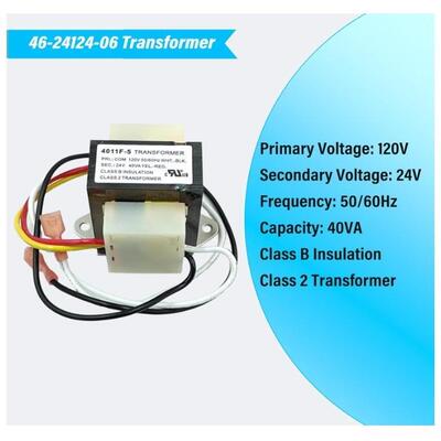 炉用 HVAC 变压器 40 VA 120/24V46-24124-06 Basler Elect替换件