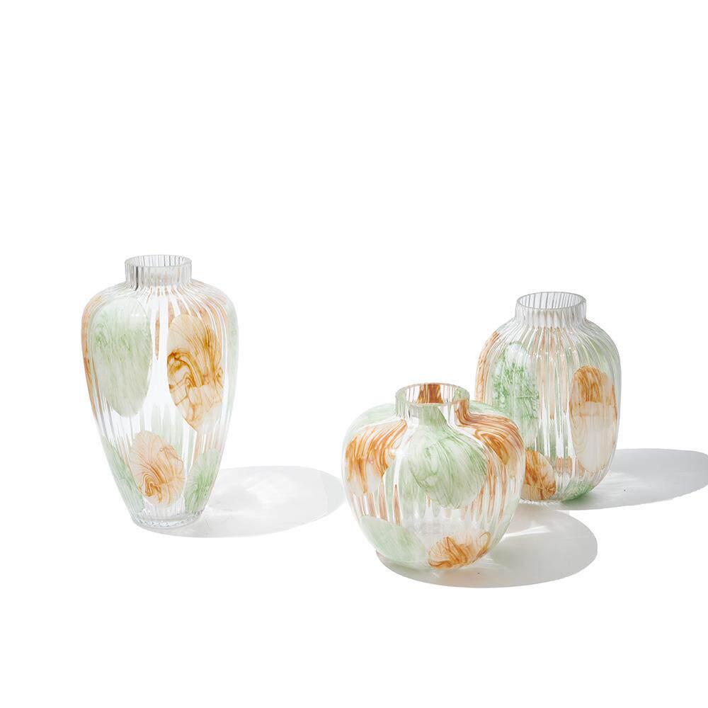 透明玻璃花瓶水培干花插花客厅装饰品摆设餐桌鲜花插花瓶摆件