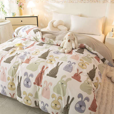 定制尺寸被套单件全棉160x210x230订做加厚纯棉磨毛230x 250cm