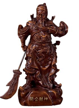 树脂手工工艺品关公财神像摆件招财创意玄关家居商务礼品居家
