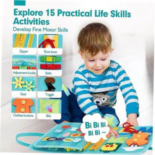 Educational Montessori Book Toddler Portable For Busy Toys