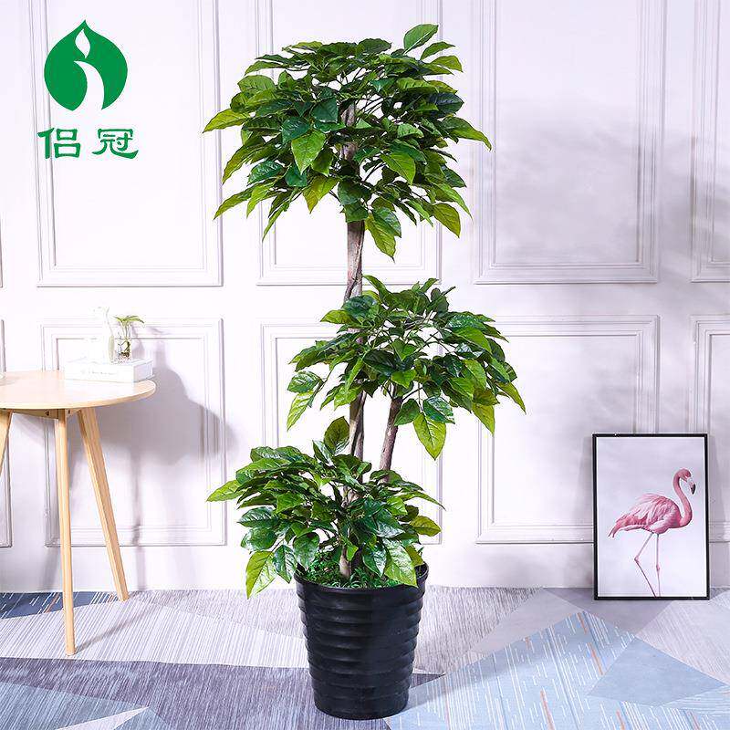 t人造假树仿真植物福树盆栽室内家居装绿幸福树植k落地客幸厅摆设