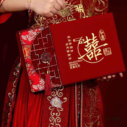 结婚彩礼钱盒子订婚品大全金箱1礼0聘万20万现金礼高档F996MJT7用
