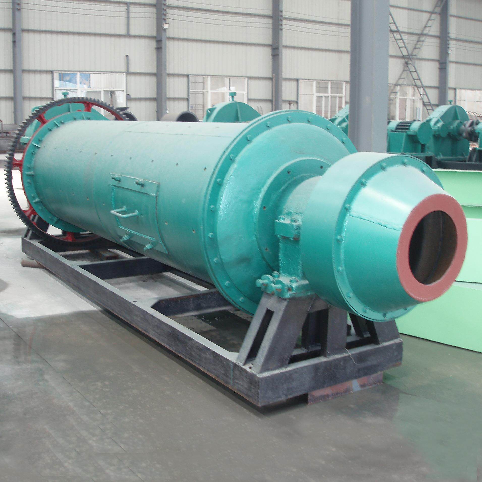圆锥矿用球磨机铁矿棒磨机矿石钢渣铝粉卧式石料干式中长磨机变频