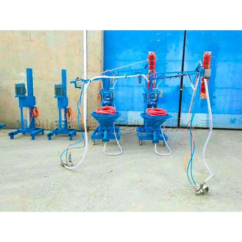 窗湿式砂浆喷涂JS-PT-32G机RC玻璃丝纤维喷浆机套建筑业用墙漆喷