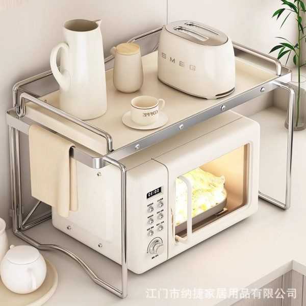 多功能架具微波炉烤箱厨房储物柜架柜子锅收纳架台面多层新款置物