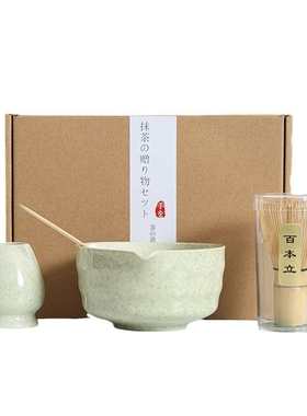 抹茶碗Matcha茶筅日式百本立抹茶刷打沫茶工具立宋代点茶具茶道礼