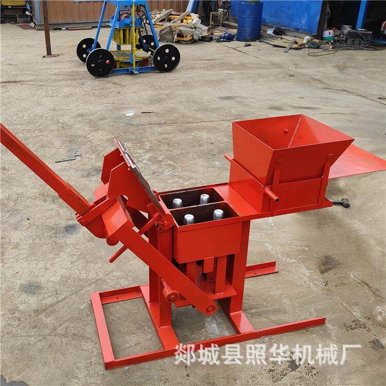 QMR2-40小型纯人力手工粘土免烧砖机