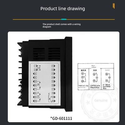 常州智泽G6000智能温控仪表GB-601111 K型继电器温度调节仪温控器