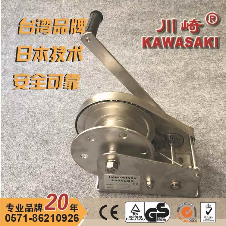 现货12000lbs 1800lbs 60lbs-手动绞盘JCC2JKA304不锈钢手摇绞盘