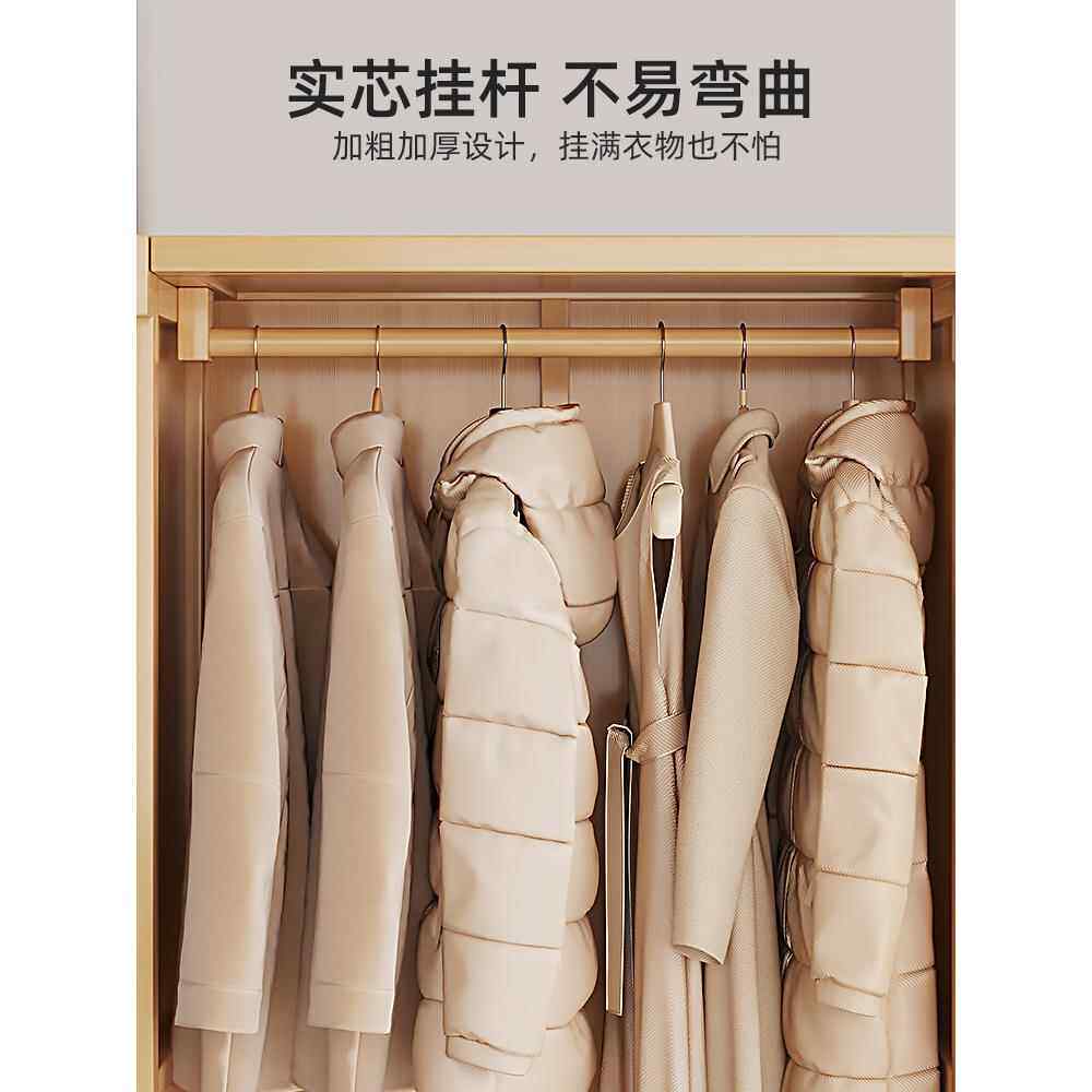 衣柜卧室家用实木防尘布帘儿童简易小户型出租屋用结实耐用收新品