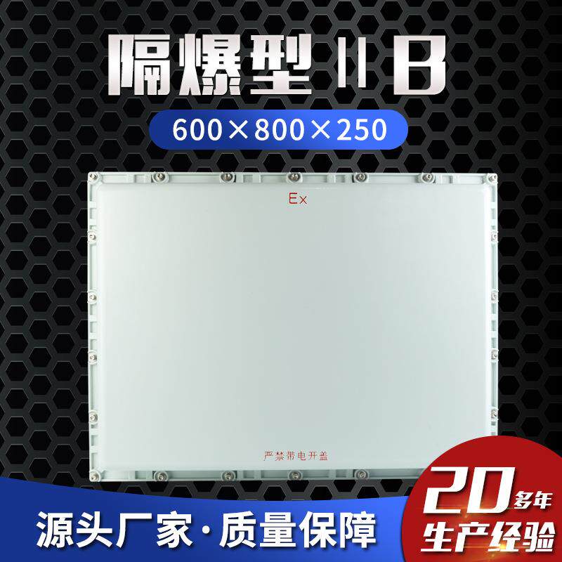 隔爆型ⅡB防爆控制箱600×800×250防爆接线箱防爆照明配电箱