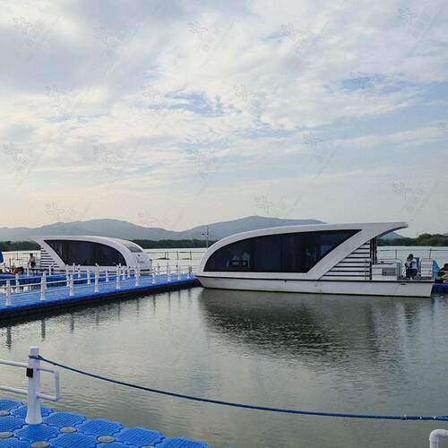 科现技感旅游房20231008船文旅静态水面漂浮房景区上豪华水民宿屋
