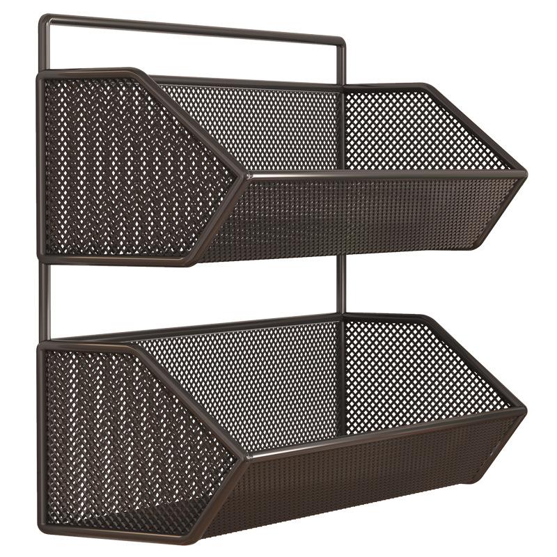 厨房收纳壁挂挂篮蔬菜家用陈列架