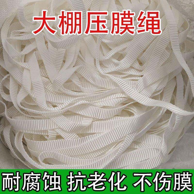 大棚压膜绳专用压膜带压膜线加厚防晒抗老化高强度捆绑绳耐磨扁带