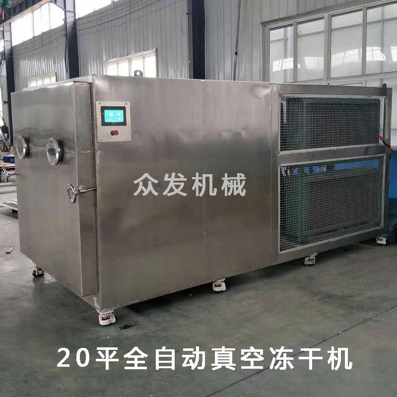 自动小金橘低温脱水干燥机香橙真空冻干机黄秋葵真空冻干设备