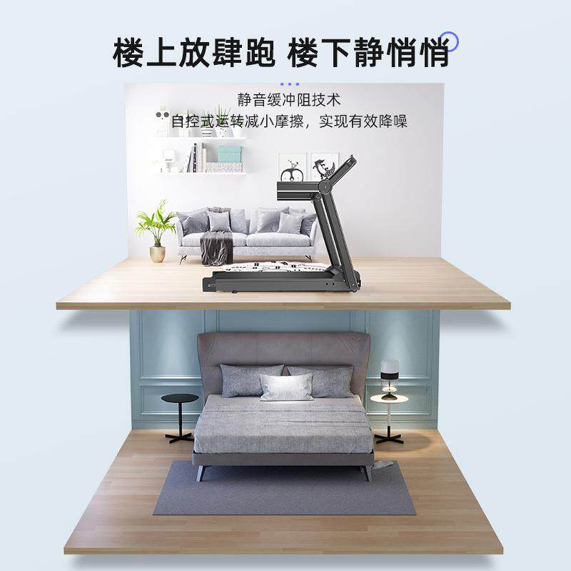 厂家乐届家用电动跑步机家用健身器械中老年多功能走步机